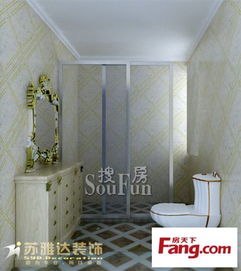現代簡約一居室50平米5萬 萬隆國際裝修案例 濟南房天下家居裝修網